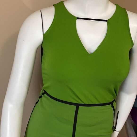 NWT Worthington Marypole Green/ Balck Matching Skirt & Top - Size Small - Picture 6 of 14